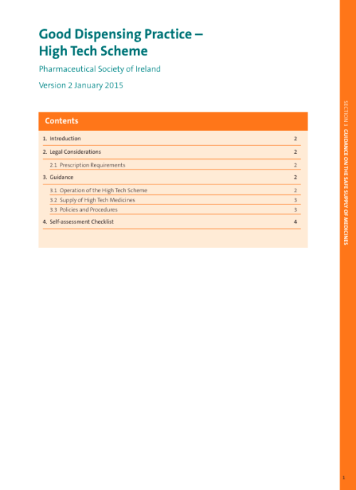 Good Dispensing Practice – High Tech Scheme pdf cover